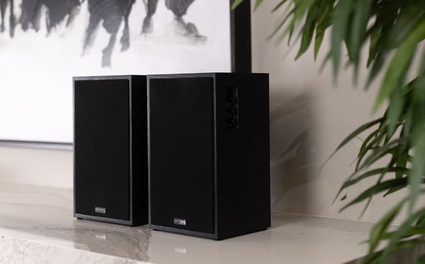 Main product image for Dayton Audio Classic B40A Powered Bluetooth Bookshelf Speaker Pair Black300-258